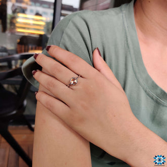 Round solitaire ring made for enduring beauty and grace.