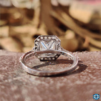 Classic White Gold Engagement Ring with a sleek and modern finish.