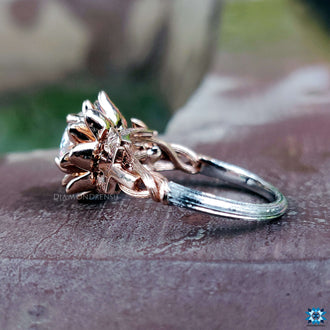 vintage moissanite engagement ring - diamondrensu