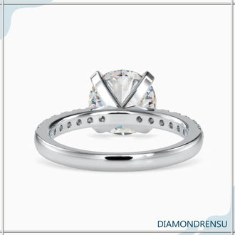 Lab grown diamond ring offering sustainable elegance and stunning beauty.