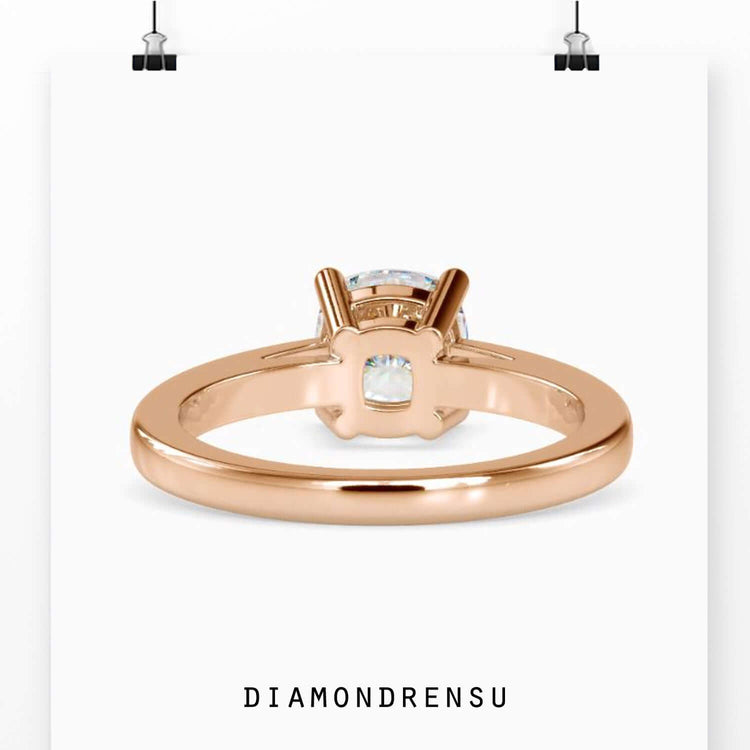 4 prong diamond ring offering timeless elegance and durability.