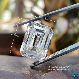 Moissanite loose stones emerald cut moissanite.