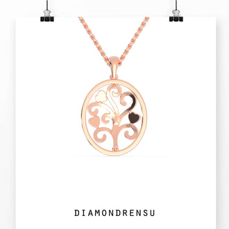 The gold tree of life pendant offers timeless beauty and meaning.