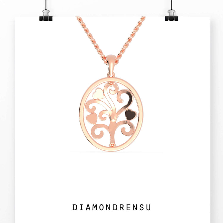 The gold tree of life pendant offers timeless beauty and meaning.