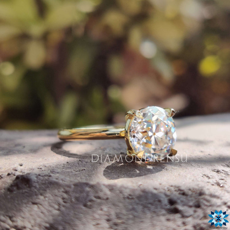 moissanite engagement ring buy moissanite ring handmade ring