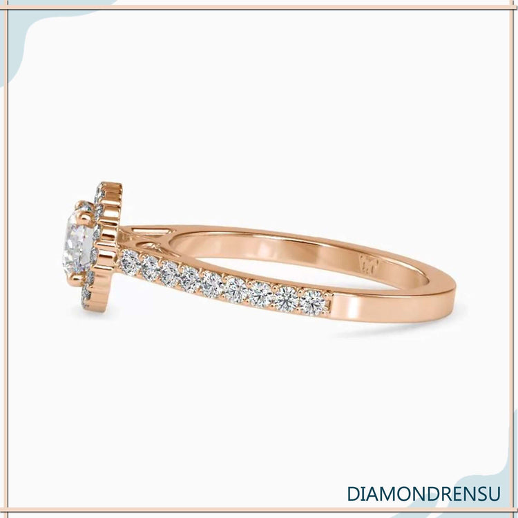 2 carat round cut diamond ring for bold, sophisticated sparkle.