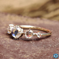 yellow gold engagement ring - diamondrensu
