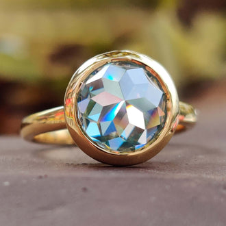 Rose Cut Engagement Ring featuring timeless elegance for special moments.