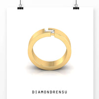 Unique men wedding bands designed with a fresh and stylish approach.