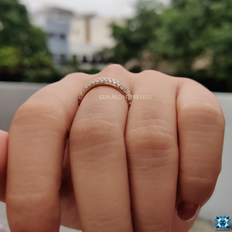 Full eternity ring featuring exquisite craftsmanship.