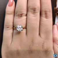Solitaire ring settings showcasing delicate craftsmanship.