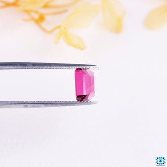 Natural pink gemstone 1.68 carat tourmaline.