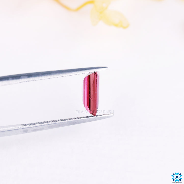 Emerald gemstone 1.24 carat tourmaline gemstone.