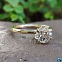A jubilee cut moissanite ring with exceptional brilliance, ideal for a unique engagement look.