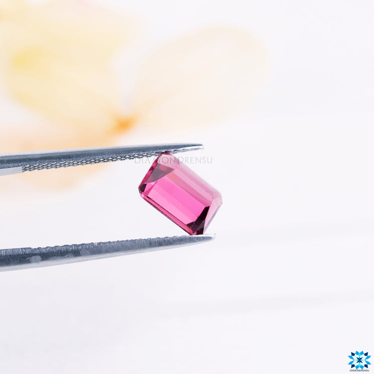 October birthstone pink tourmaline gemstone.