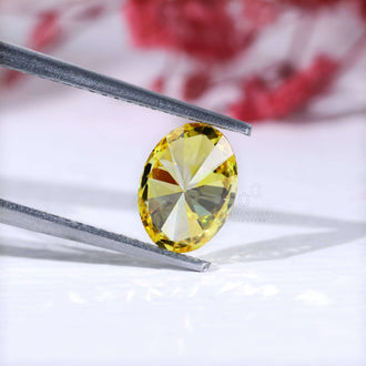 Oval lab grown diamond loose stone 1.27 carat.