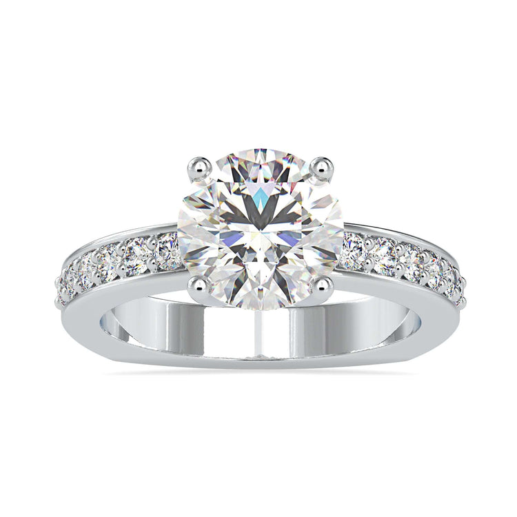 Brilliant round diamond ring with unmatched sparkle and elegance.