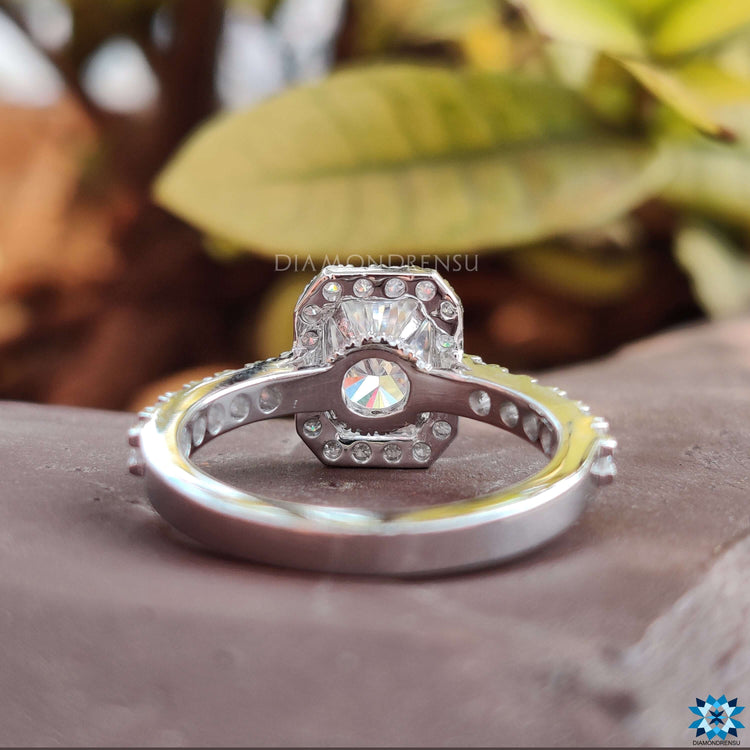 moissanite ring - diamondrensu