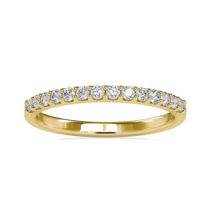 Half eternity ring with a diamond half eternity band in white gold.