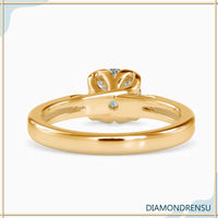 round cut solitaire ring - diamondrensu