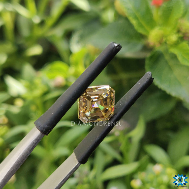 1.84 carat moissanite listed under Champagne Moissanite loose stone.