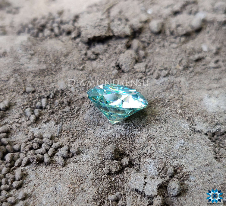 3.29 carat Moissanite available in round brilliant Moissanite format for personalized rings.