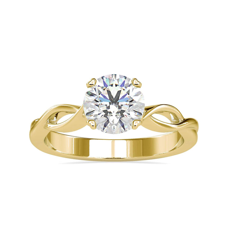 4 prong engagement ring offering a secure and elegant setting.