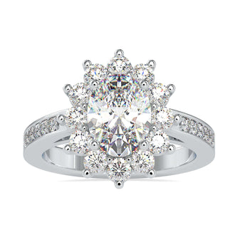 Antique diamond cluster ring featuring timeless elegance and intricate design.