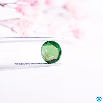Tsavorite gemstone known as January birthstone.