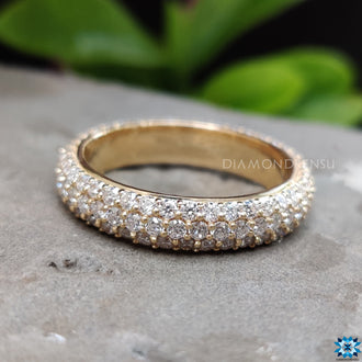 Full eternity band showcasing timeless beauty and sparkle.