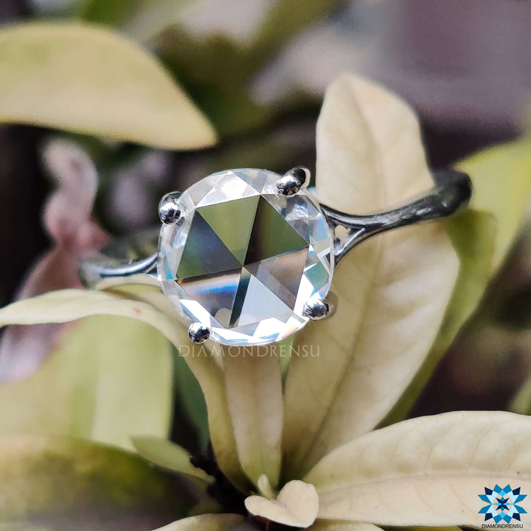 4 prong engagement ring designed to enhance natural brilliance.