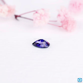 Pear birthstone categorized under september birthstone and blue sapphire gemstone.