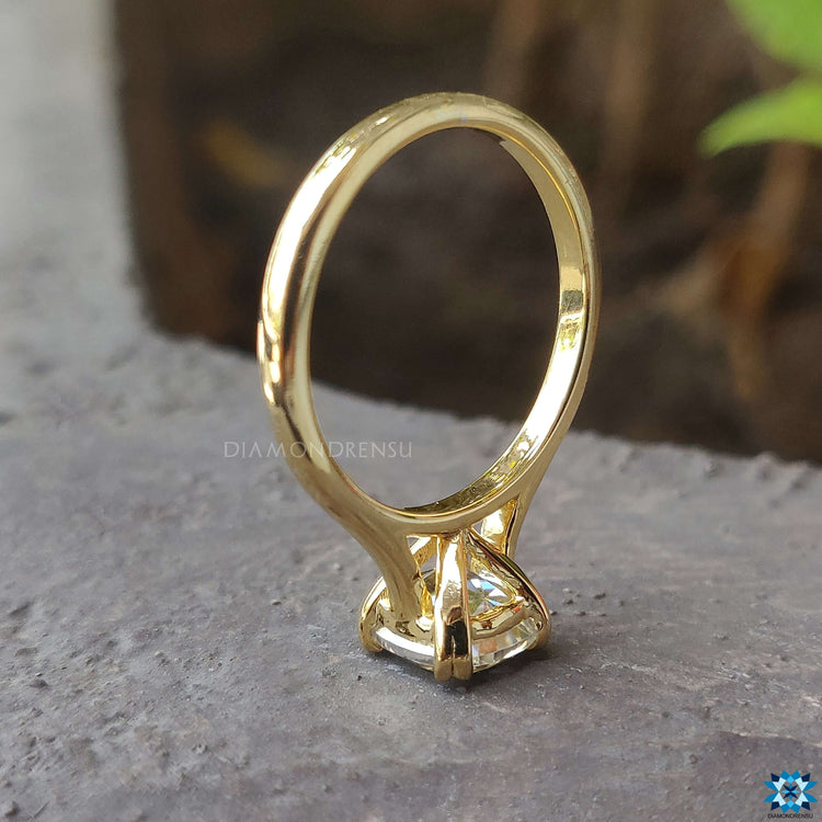 Gorgeous Cushion Cut Moissanite Engagement Ring designed for an unforgettable proposal.