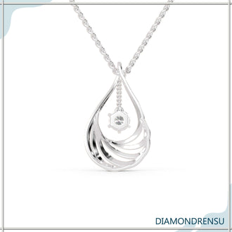 This handmade pendant showcases expert craftsmanship and care.
