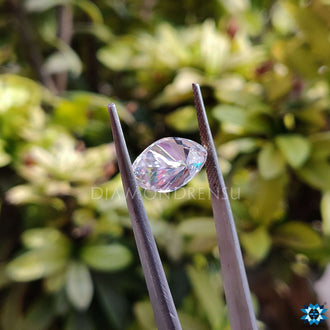 Antique Moval Cut Moissanite styled for vintage-inspired pendant jewelry.