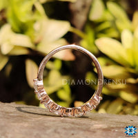 Simple wedding band with a classic handmade touch.