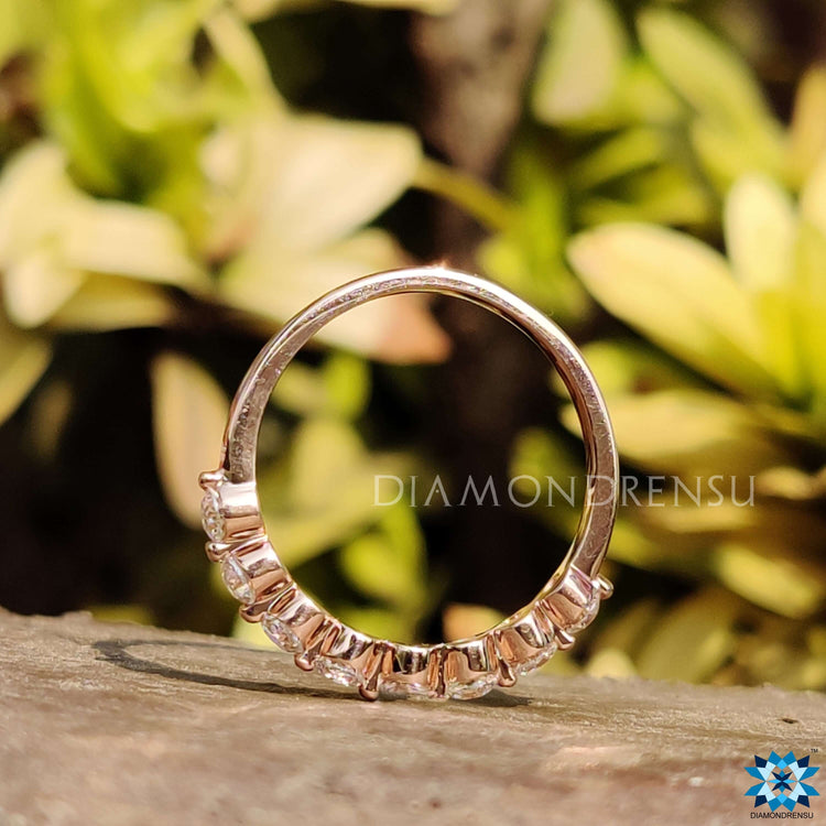 Simple wedding band with a classic handmade touch.