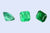 Emerald diamonds in multiple colors