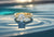 Engagement ring in the swimming pool