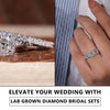 Elevate Your Wedding with Lab-Grown Diamond Bridal Sets