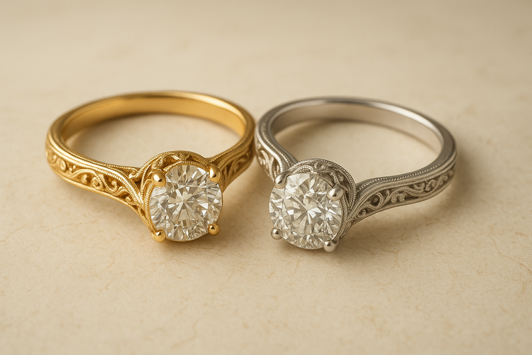 Yellow Gold vs White Gold Jewelry: What’s the Real Difference?
