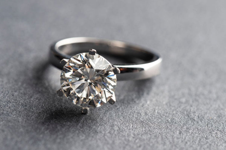 Beautiful hidden halo diamond ring
