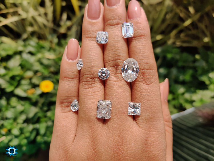 loose moissanite stones