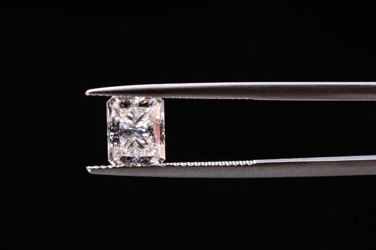 Radiant Cut Diamond Close up View