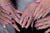 Hands with wedding bands and wedding rings