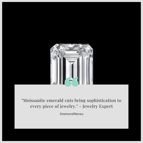  Moissanite Emerald