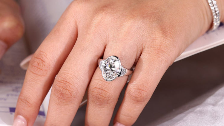 Bezel Set Diamond Rings