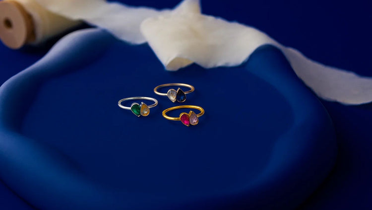 Birthstone Engagement Rings