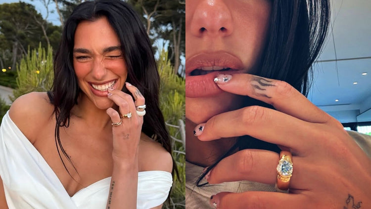 Dua Lipa Engagement Ring
