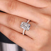 Elongated Cushion Cut Engagement Rings